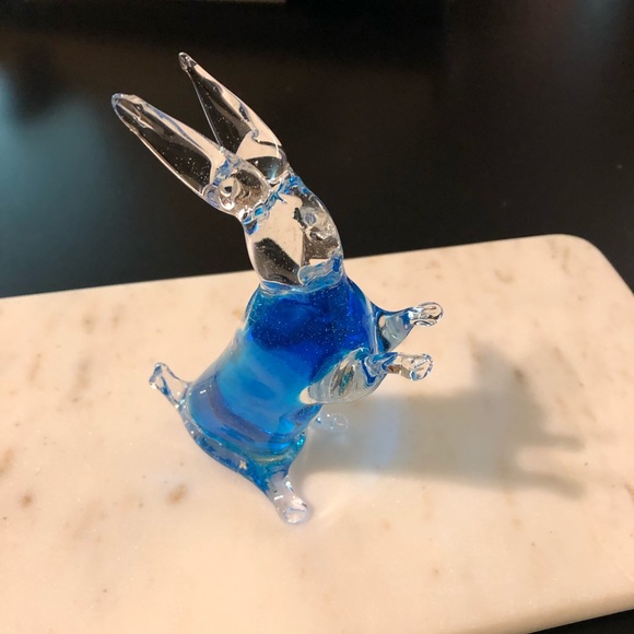 Glass Standing Bunny / Rabbit Figurine - Picture 2 of 16